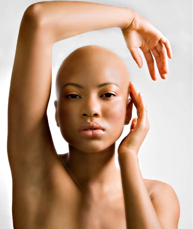 Nude Black Bald Women 34